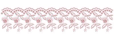 Embroidery Design: Heirloom From The Vault 8 Design 4<br> 2.44w X 11.17h