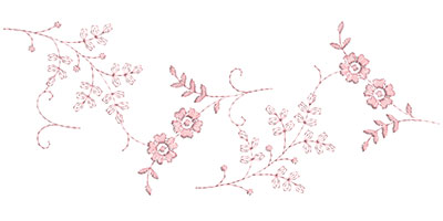 Embroidery Design: Heirloom From The Vault 8 Design 9<br> 4.7w X 11.77h