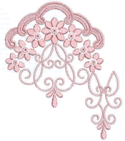 Embroidery Design: Heirloom From The Vault 13 Design 2<br> 5.98w X 5.10h