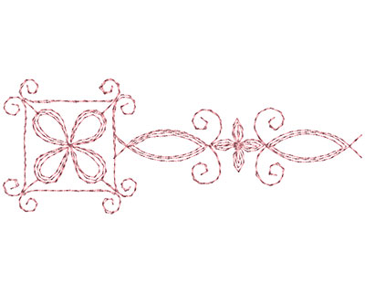 Embroidery Design: Heirloom From The Vault 15 Design 10<br> 1.71w X 4.54h | Embroidery Legacy Embroidery Design: Heirloom From The Vault 15 Design 10<br> 1.71w X 4.54h
