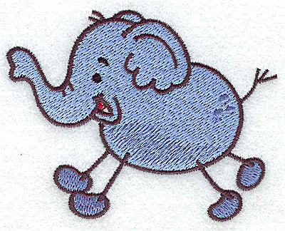 Embroidery Design: Elephant <br> 3.55w X 2.80h