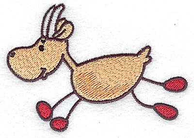 Embroidery Design: Goat<br> 3.79w X 2.67h