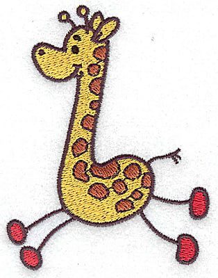 Embroidery Design: Giraffe<br> 2.96w X 3.90h