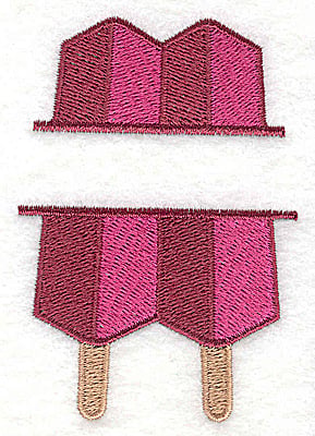 Embroidery Design: Popsicle small<br> 2.34w X 3.40h