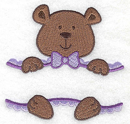 Embroidery Design: Teddy bear small<br> 3.47w X 3.45h