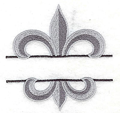 Embroidery Design: Fleur de lis small<br> 3.53w X 3.56h