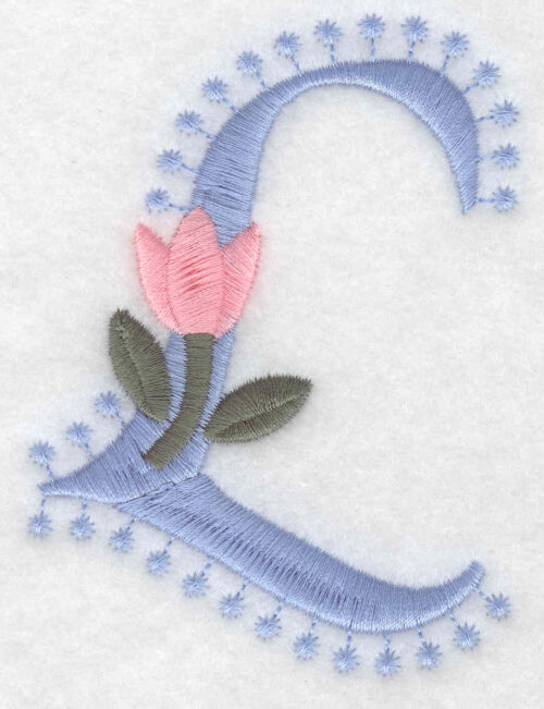 Embroidery Design: L Large<br>3.77inH x 2.78inW