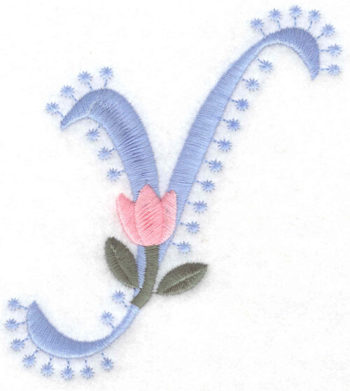 Embroidery Design: Y Large<br>4.05inH x 3.96inH