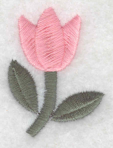 Embroidery Design: Tulip large<br>1.75inH x 1.35inW