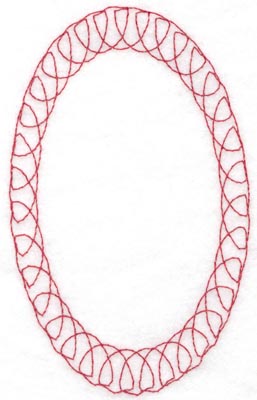 Embroidery Design: Spiral stitch one hundred thirteen<br>3.99w X 6.49h