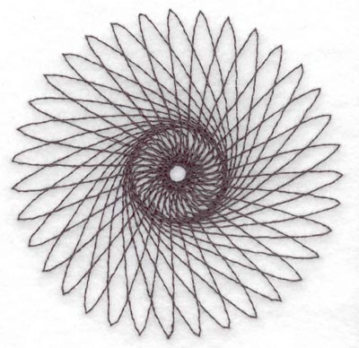 Embroidery Design: Spiral stitch one hundred fifteen<br>3.90w X 3.90h