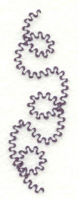 Embroidery Design: Spiral stitch one hundred fifty<br>1.29w X 3.90h