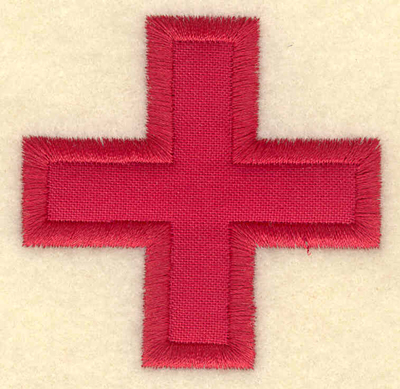 Embroidery Design: Red cross<br>2.30w X 2.26h | Embroidery Legacy Embroidery Design: Red cross<br>2.30w X 2.26h
