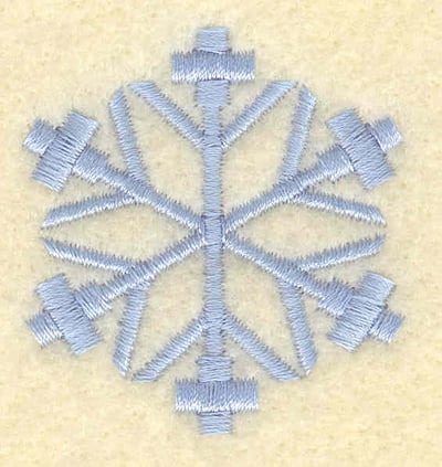 Embroidery Design: Snowflake with outside crosses<br>1.64w X 1.75h | Embroidery Legacy Embroidery Design: Snowflake with outside crosses<br>1.64w X 1.75h