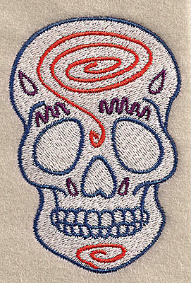 Embroidery Design: Skull G<br> 2.37w X 3.51h