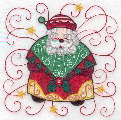 Embroidery Design: Santa I large<br> 4.97w X 4.96h