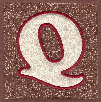 Embroidery Design: Q Stipple A<br>3.94w X 3.82h