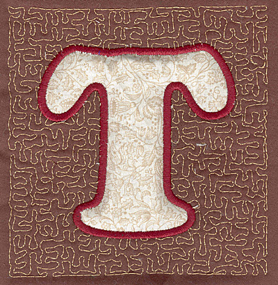Embroidery Design: T Stipple A<br>3.94w X 3.82h