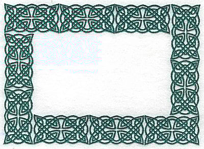Embroidery Design: Celtic border<br> 6.90w X 4.95h | Embroidery Legacy Embroidery Design: Celtic border<br> 6.90w X 4.95h