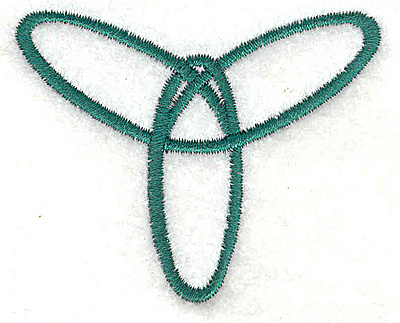 Embroidery Design: Irish Forever symbol<br> 2.49w X 2.01h