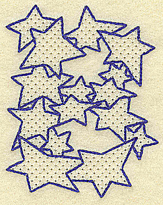 Embroidery Design: B large<br> 2.75w X 3.51h