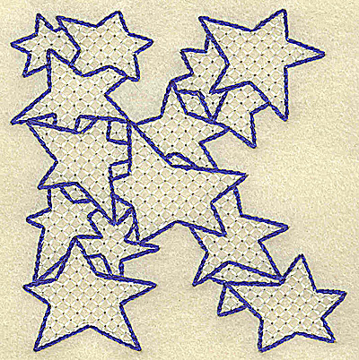 Embroidery Design: K large<br> 3.38w X 3.50h
