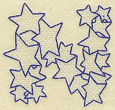 Embroidery Design: N large<br> 3.77w X 3.51h