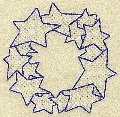 Embroidery Design: O large<br> 3.56w X 3.51h