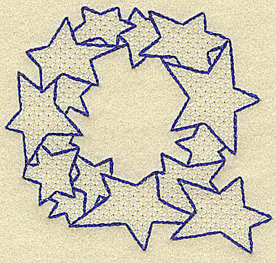 Embroidery Design: Q large<br> 3.90w X 3.53h