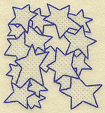 Embroidery Design: R large<br> 3.26w X 3.52h