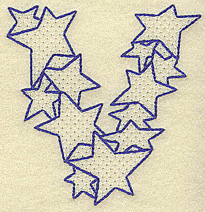 Embroidery Design: V large<br> 3.37w X 3.51h