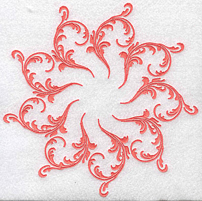 Embroidery Design: Swirl element 1C<br> 7.67w X 7.74h