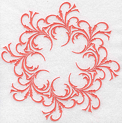 Embroidery Design: Swirl element 3B<br> 7.80w X 7.80h