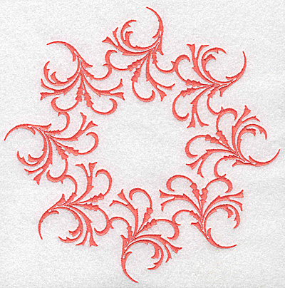 Embroidery Design: Swirl element 3C<br> 7.73w X 7.73h