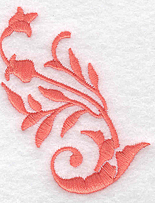 Embroidery Design: Swirl element 4A<br> 2.34w X 2.99h