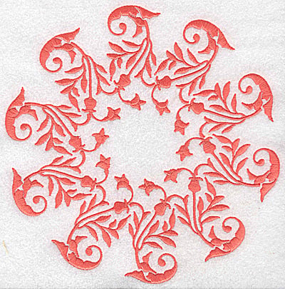 Embroidery Design: Swirl element 4C<br> 7.56w X 7.79h