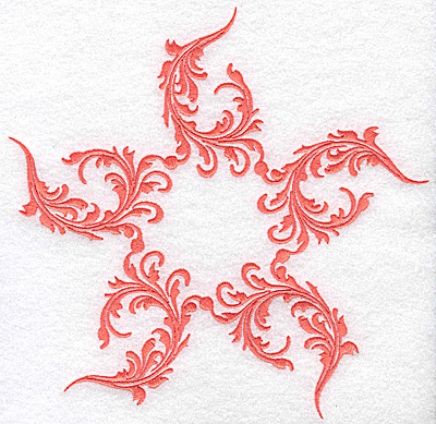 Embroidery Design: Swirl element 5B<br> 7.77w X 7.67h