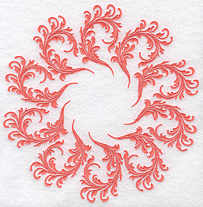 Embroidery Design: Swirl element 5D<br> 7.68w X 7.73h