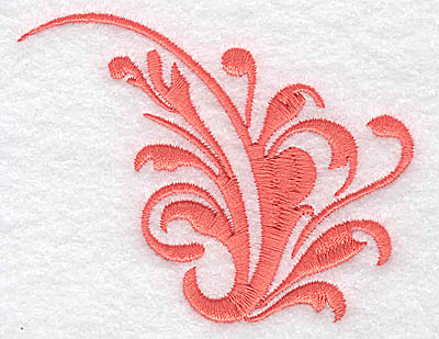 Embroidery Design: Swirl element 6A<br> 3.50w X 2.70h