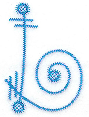 Embroidery Design: L large<br> 2.70w X 2.86h