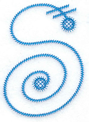 Embroidery Design: S large<br> 2.56w X 3.60h