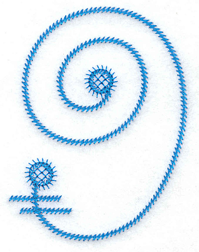Embroidery Design: 9 large<br> 2.76w X 3.60h