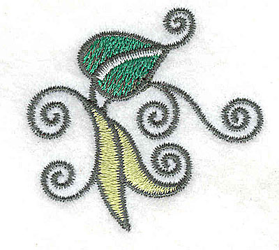 Embroidery Design: Leaves and vines F<br> 2.04w X 1.93h