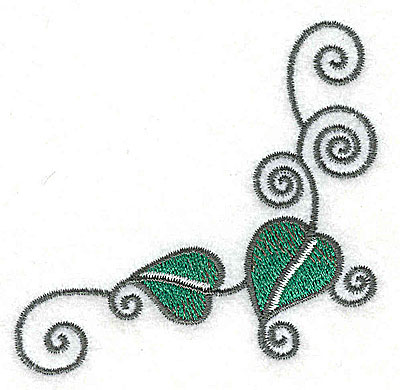 Embroidery Design: Leaves and vines I<br> 3.03w X 2.97h