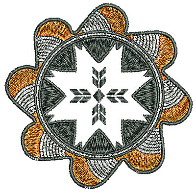 Embroidery Design: Southwest shape 2<br> 3.24w X 3.20h | Embroidery Legacy Embroidery Design: Southwest shape 2<br> 3.24w X 3.20h