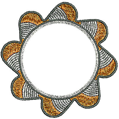 Embroidery Design: Southwest circle 1<br> 3.24w X 3.20h | Embroidery Legacy Embroidery Design: Southwest circle 1<br> 3.24w X 3.20h