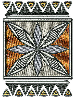 Embroidery Design: Southwest design<br> 3.17w X 4.25h