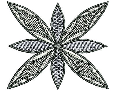 Embroidery Design: Southwest flower design<br> 2.87w X 2.49h