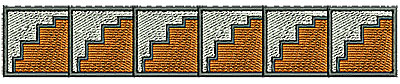 Embroidery Design: Southwest aztec border<br> 6.24w X 1.11h | Embroidery Legacy Embroidery Design: Southwest aztec border<br> 6.24w X 1.11h