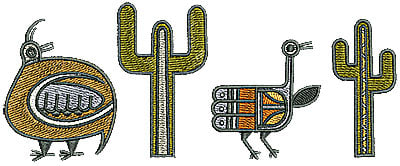 Embroidery Design: Southwestern border 2<br> 6.02w X 2.42h